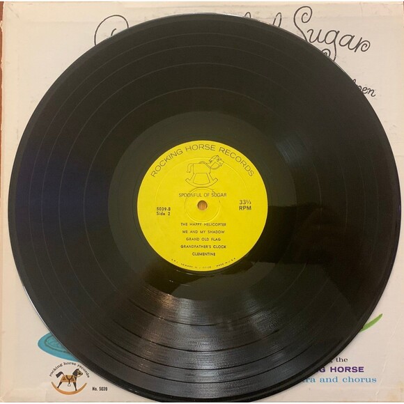 Vintage Kid's Vinyl LP Rocking Horse Spoonful of Sugar from Mary Poppins 5039 - Picture 4 of 4